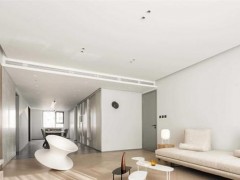 160㎡极简新房，给装修做减法，大白墙+无主灯，那叫一个高级