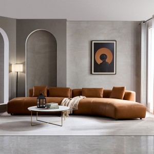 现代简约组合模块沙发 别墅轻奢沙发高端落地沙发